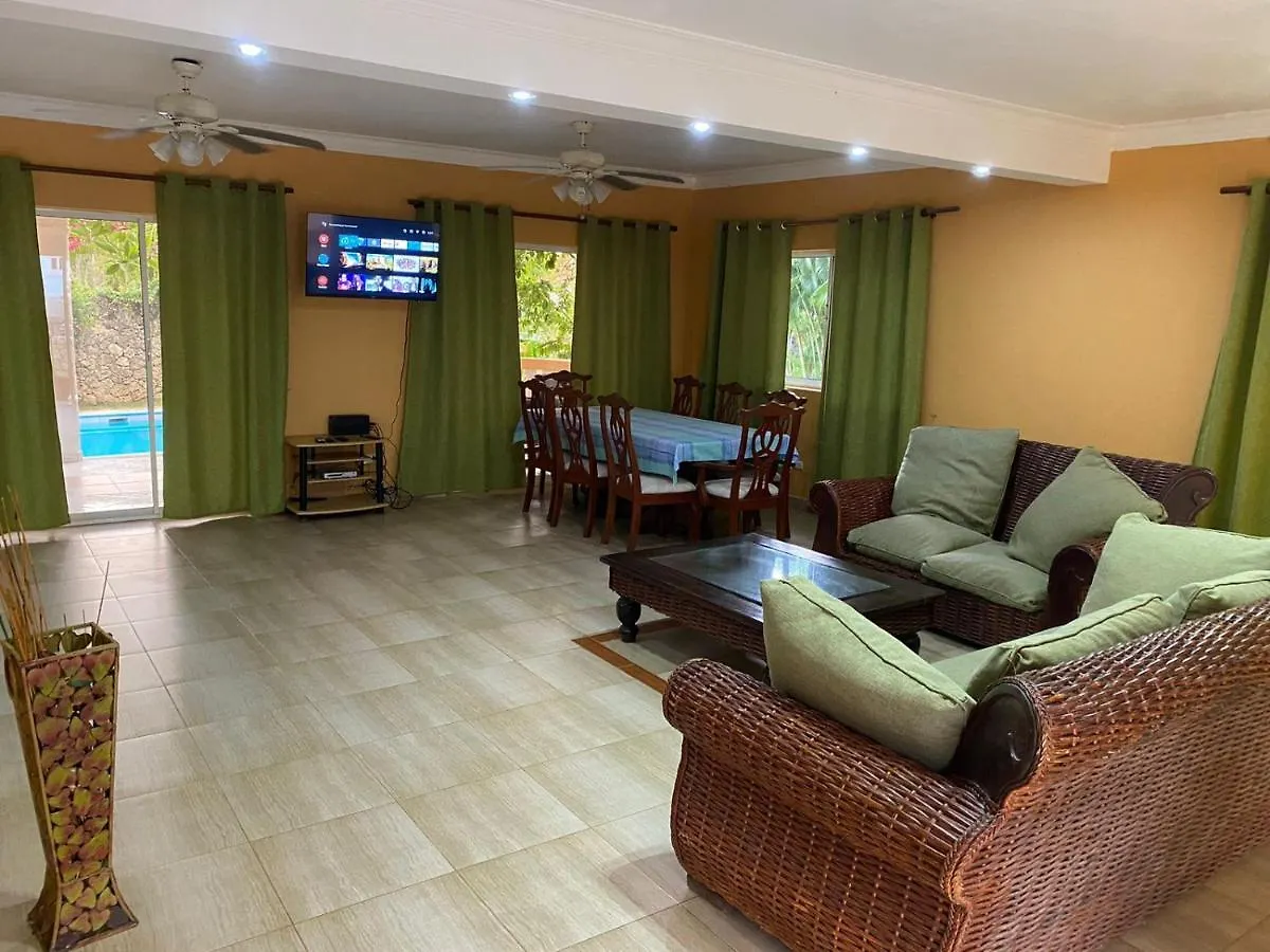 4 Bedroom Villa, Security, Private Pool, Ocean View Sosúa 0*,  Den Dominikanske Republik